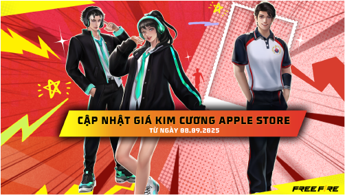 Thông báo điều chỉnh giá nạp Kim Cương trên Apple Store